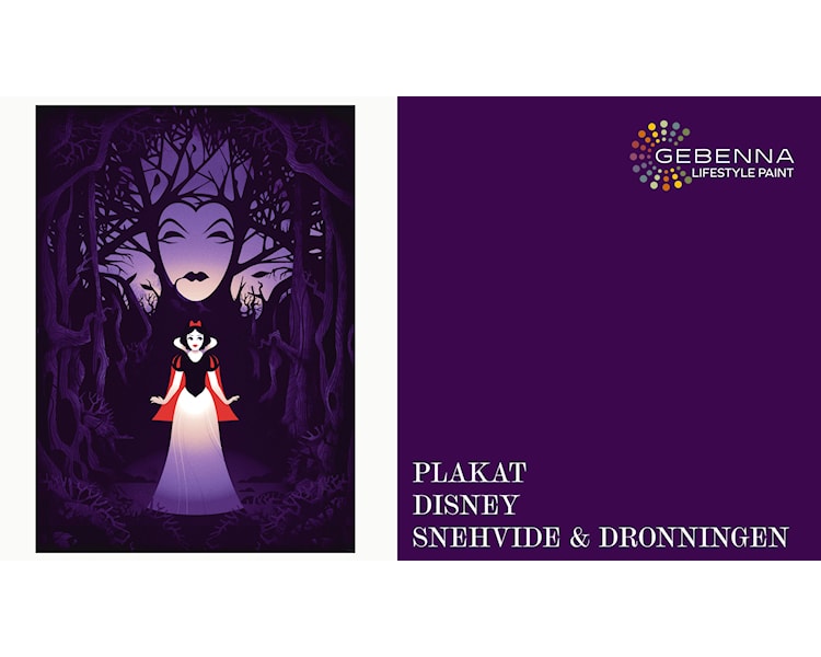 Plakat Disney Snehvide og Den onde Dronning